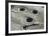 Petroglyph and Bedrock Mortar Holes, or Chaw’se, Used by Miwok to Grind Acorns and Seeds, CA-null-Framed Photographic Print