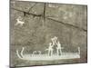 Petroglyph, Boat-Axe culture, pre-Viking, Bohuslan, Sweden, Bronze Age-Werner Forman-Mounted Premium Photographic Print