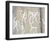 Petroglyph, Boat-Axe culture, pre-Viking, Bohuslan, Sweden, Bronze Age-Werner Forman-Framed Photographic Print