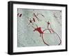 Petroglyph, Boat-Axe culture, pre-Viking, Vitlycke, Bohuslan, Sweden, Bronze Age-Werner Forman-Framed Photographic Print