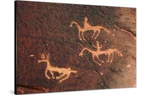 Petroglyph, Canyon De Chelly National Monument, Chinle, Arizona, USA-Michel Hersen-Stretched Canvas