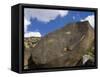 Petroglyph National Monument (Boca Negra Canyon), Albuquerque, New Mexico, United States of America-Richard Cummins-Framed Stretched Canvas