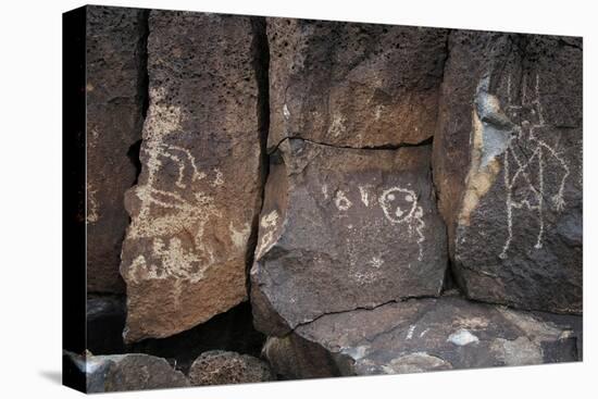 Petroglyph National Monument, Petroglyphs, New Mexico, USA-null-Stretched Canvas