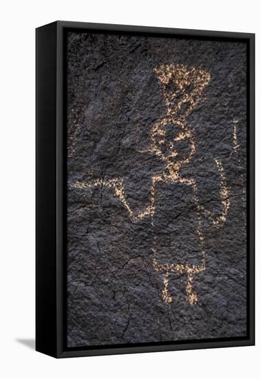 Petroglyph National Monument, Petroglyphs, New Mexico, USA-null-Framed Stretched Canvas