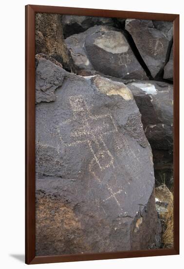 Petroglyph National Monument, Petroglyphs, New Mexico, USA-null-Framed Giclee Print