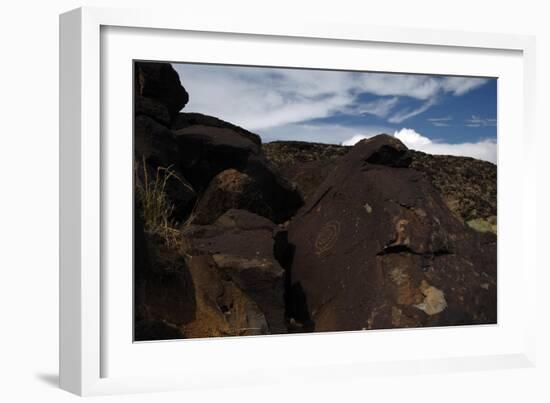 Petroglyph National Monument, Petroglyphs, New Mexico, USA-null-Framed Giclee Print