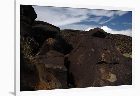 Petroglyph National Monument, Petroglyphs, New Mexico, USA-null-Framed Giclee Print