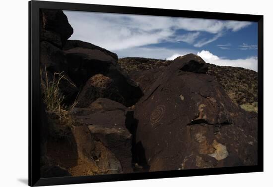 Petroglyph National Monument, Petroglyphs, New Mexico, USA-null-Framed Giclee Print