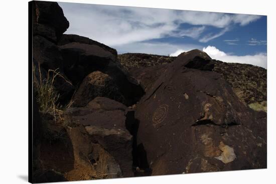 Petroglyph National Monument, Petroglyphs, New Mexico, USA-null-Stretched Canvas