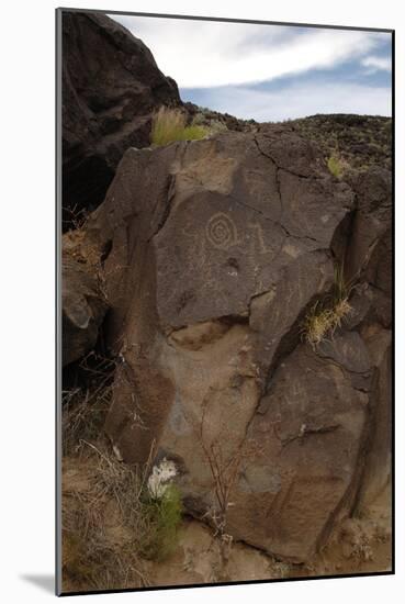 Petroglyph National Monument, Petroglyphs, New Mexico, USA-null-Mounted Giclee Print