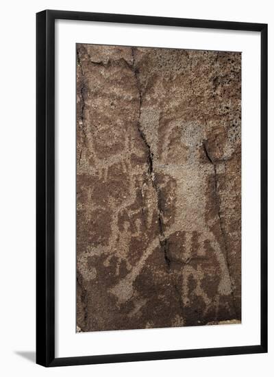 Petroglyph National Monument, Petroglyphs, New Mexico, USA-null-Framed Giclee Print