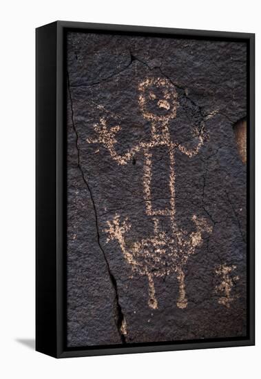 Petroglyph National Monument, Petroglyphs, New Mexico, USA-null-Framed Stretched Canvas