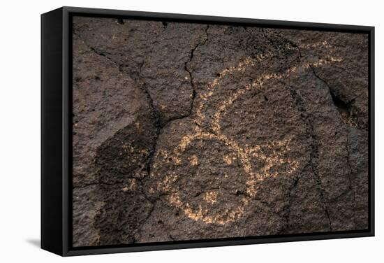 Petroglyph National Monument, Petroglyphs, New Mexico, USA-null-Framed Stretched Canvas