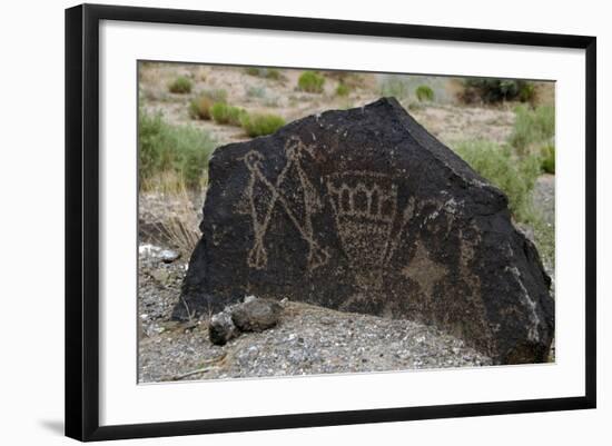 Petroglyph National Monument, Petroglyphs, New Mexico, USA-null-Framed Giclee Print