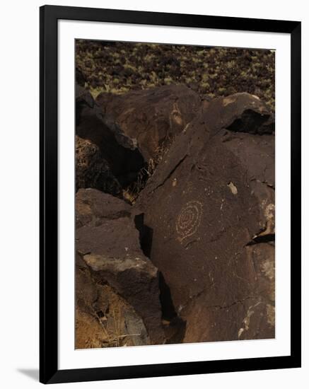 Petroglyph National Monument, Petroglyphs, New Mexico, USA-null-Framed Giclee Print