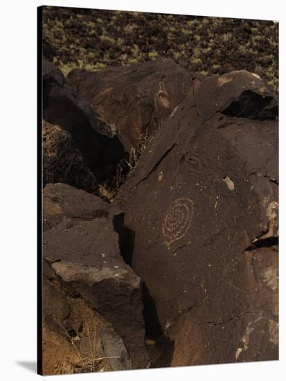 Petroglyph National Monument, Petroglyphs, New Mexico, USA-null-Stretched Canvas