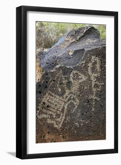 Petroglyph National Monument, Petroglyphs, New Mexico, USA-null-Framed Giclee Print