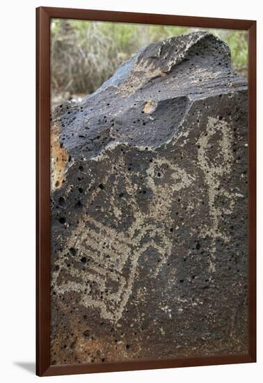 Petroglyph National Monument, Petroglyphs, New Mexico, USA-null-Framed Giclee Print