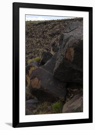 Petroglyph National Monument, Petroglyphs, New Mexico, USA-null-Framed Giclee Print