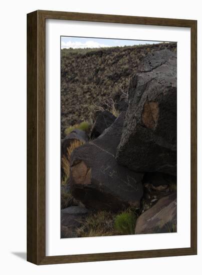 Petroglyph National Monument, Petroglyphs, New Mexico, USA-null-Framed Giclee Print