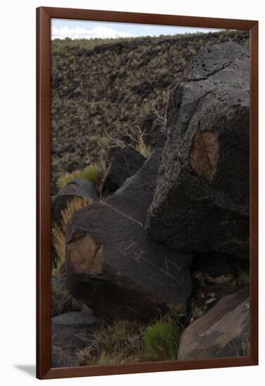 Petroglyph National Monument, Petroglyphs, New Mexico, USA-null-Framed Giclee Print