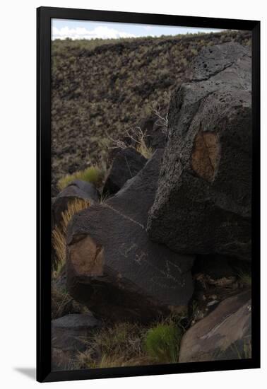 Petroglyph National Monument, Petroglyphs, New Mexico, USA-null-Framed Giclee Print