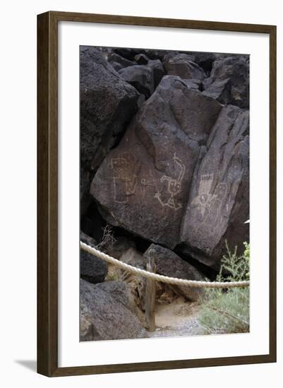 Petroglyph National Monument, Petroglyphs, New Mexico, USA-null-Framed Giclee Print