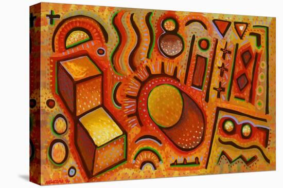 Petroglyph-John Newcomb-Stretched Canvas