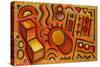 Petroglyph-John Newcomb-Stretched Canvas