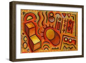 Petroglyph-John Newcomb-Framed Giclee Print