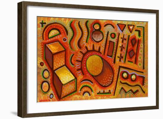 Petroglyph-John Newcomb-Framed Giclee Print