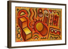 Petroglyph-John Newcomb-Framed Giclee Print