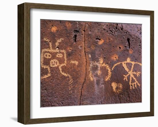 Petroglyphs, Albuquerque, New Mexico, USA-Rob Tilley-Framed Photographic Print