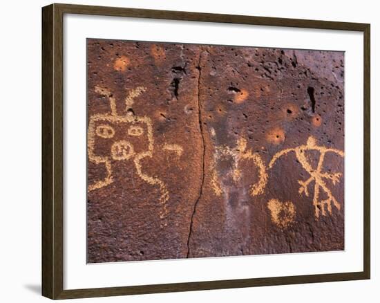 Petroglyphs, Albuquerque, New Mexico, USA-Rob Tilley-Framed Photographic Print