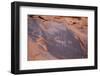 Petroglyphs at Ear of the Wind Arch, Monument Valley Navajo Tribal Park, Monument Valley, Utah-Michael DeFreitas-Framed Photographic Print