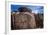 Petroglyphs at Three Rivers Petroglyph Site, Three Rivers, New Mexico, Usa-Russ Bishop-Framed Photographic Print