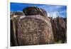 Petroglyphs at Three Rivers Petroglyph Site, Three Rivers, New Mexico, Usa-Russ Bishop-Framed Photographic Print