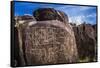 Petroglyphs at Three Rivers Petroglyph Site, Three Rivers, New Mexico, Usa-Russ Bishop-Framed Stretched Canvas