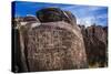 Petroglyphs at Three Rivers Petroglyph Site, Three Rivers, New Mexico, Usa-Russ Bishop-Stretched Canvas