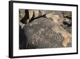 Petroglyphs, Created by the Prehistoric Hohokam People, About 1000 Years Ago-Richard Maschmeyer-Framed Photographic Print