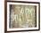 Petroglyphs; figures brandishing weapons, with a reindeer-Werner Forman-Framed Giclee Print