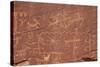 Petroglyphs, Gold Butte, Nevada, United States of America, North America-James Hager-Stretched Canvas