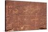 Petroglyphs, Gold Butte, Nevada, United States of America, North America-James Hager-Stretched Canvas