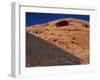 Petroglyphs in Sandstone by Anasazi Indians around 500 AD, Valley of Fire State Park, Nevada, USA-Fraser Hall-Framed Photographic Print