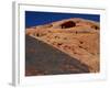 Petroglyphs in Sandstone by Anasazi Indians around 500 AD, Valley of Fire State Park, Nevada, USA-Fraser Hall-Framed Photographic Print