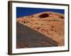 Petroglyphs in Sandstone by Anasazi Indians around 500 AD, Valley of Fire State Park, Nevada, USA-Fraser Hall-Framed Photographic Print