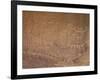 Petroglyphs Near Una Vida, Chaco Culture National Historic Park, New Mexico, USA-James Hager-Framed Photographic Print