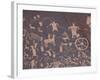 Petroglyphs on Newspaper Rock, Newspaper Rock Recreation Area, Utah, USA-James Hager-Framed Photographic Print