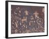 Petroglyphs on Newspaper Rock, Newspaper Rock Recreation Area, Utah, USA-James Hager-Framed Photographic Print