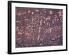 Petroglyphs on Sandstone Rock, Newspaper Rock, near Monticello, Utah, USA-Jamie & Judy Wild-Framed Photographic Print